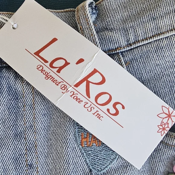 Vibrant Embellished Denim Skirt - Picture 3 of 12